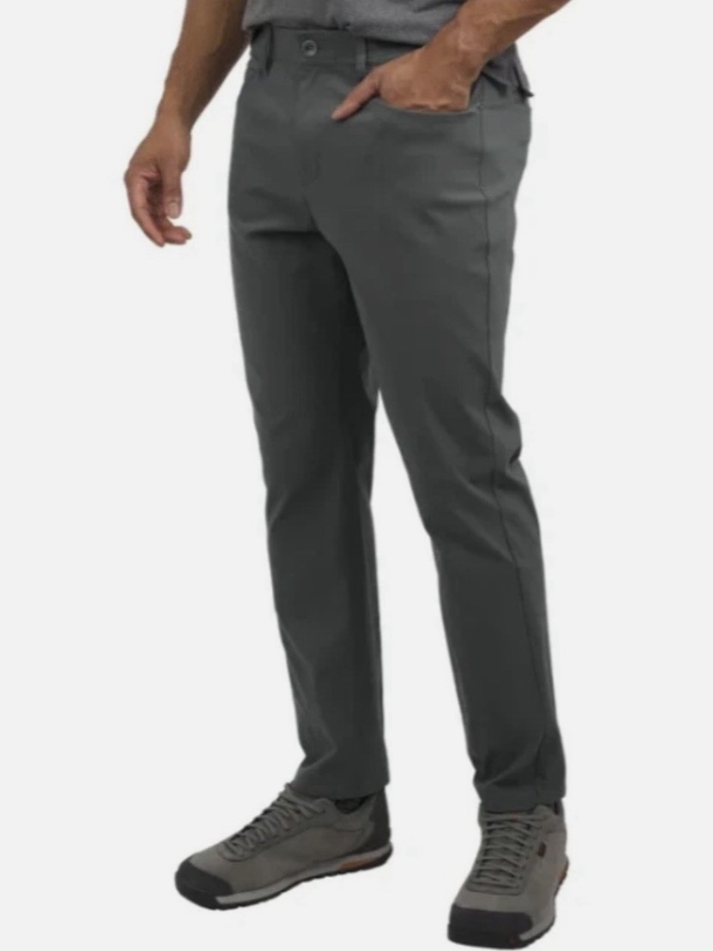 Weatherproof Men’s Tech Pant Straight Fit Pant Gray